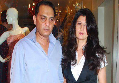 Mohammad Azharuddin and wife