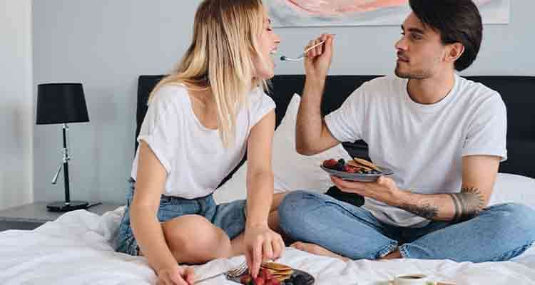 morning breakfast with each other