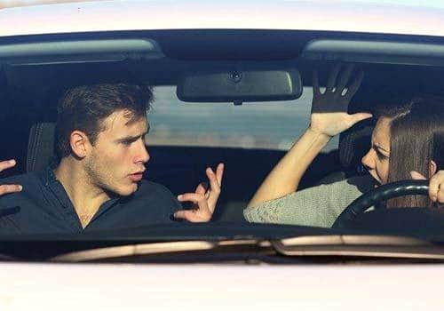 Couple not agree with each other