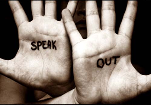Speak out