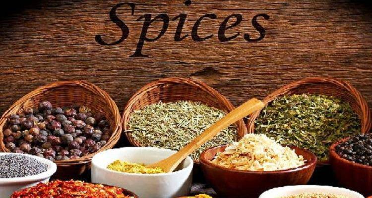 Spices-on-Wood-Table