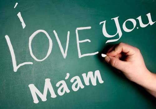 love u ma'am