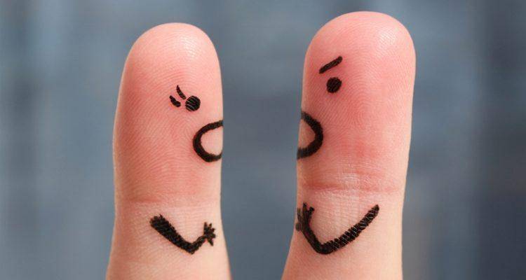 couple finger art
