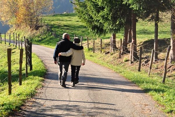 couple walking
