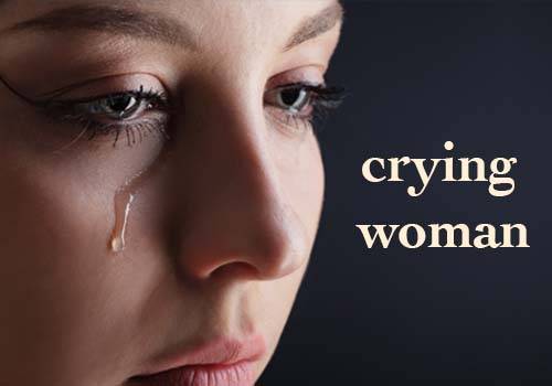 crying woman