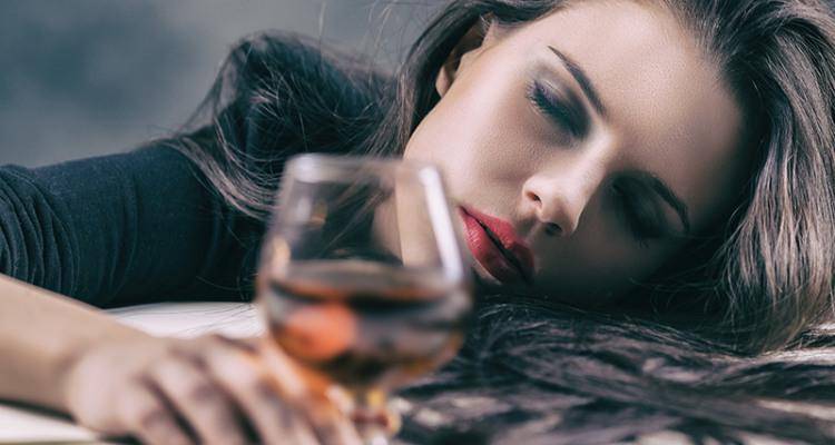 drunk lady