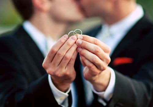 gay couple married
