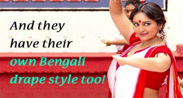 bangali saree