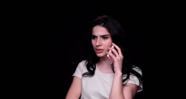 lady talking on a phone