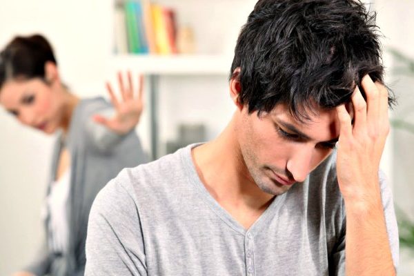 man worried