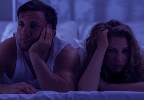 sad couple