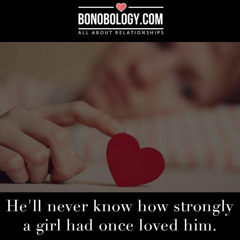 A girl had once loved him