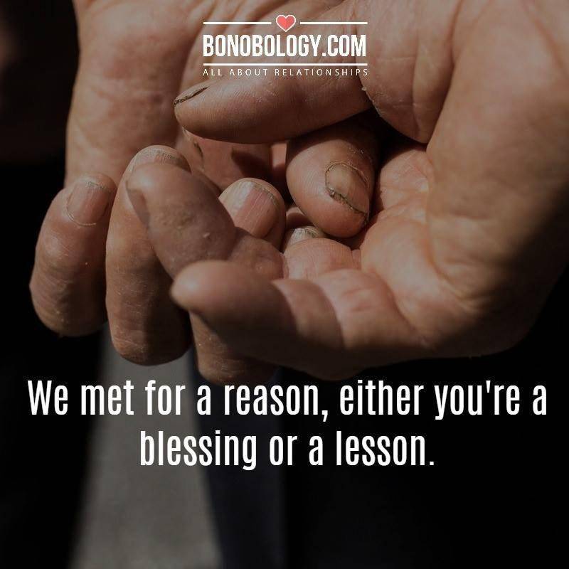 Blessing or a lesson