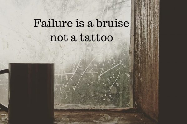 Failure is a bruise