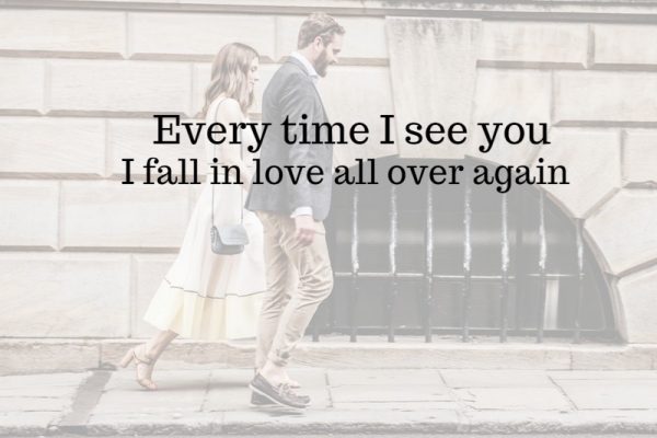 I fall in love