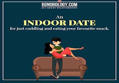 Indoor cuddling date