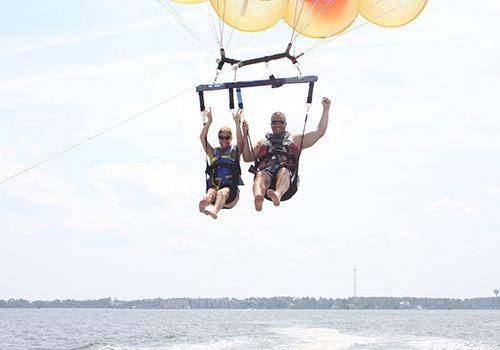 Parasailing with Spouse