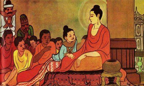buddha with son rahula