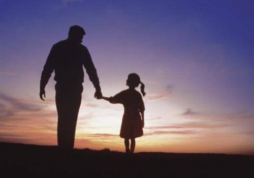 dad and daughter