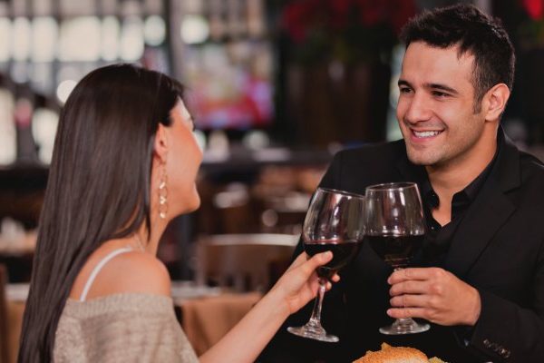 man on a date