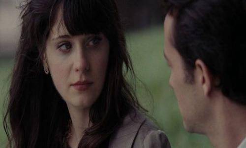sad woman talking to man