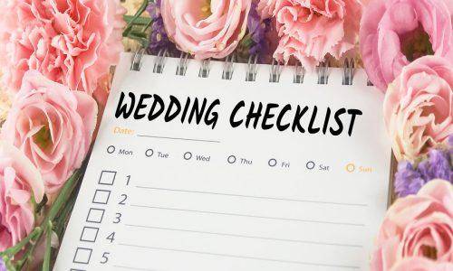 wedding checklist