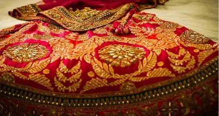 The red bridal leghna