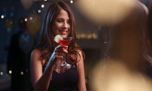woman drinking alcohol