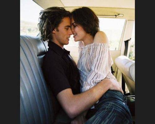 couple in car parking