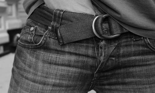 man adjusting inner part