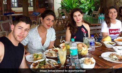 nick and priyanka on vacation