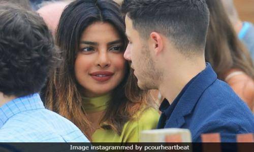 Priyanka and nick at cousin wedding