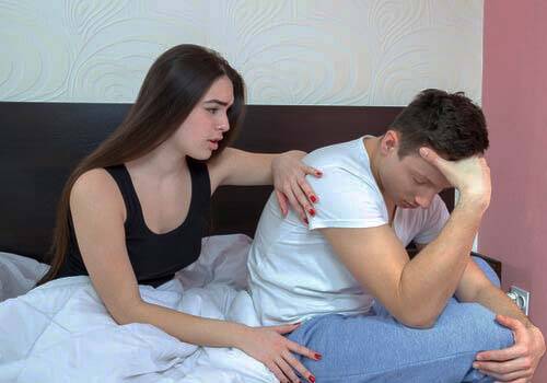 sad couple