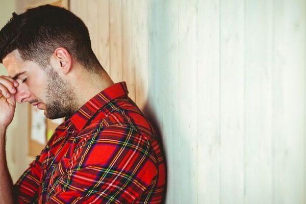 sad man thinking