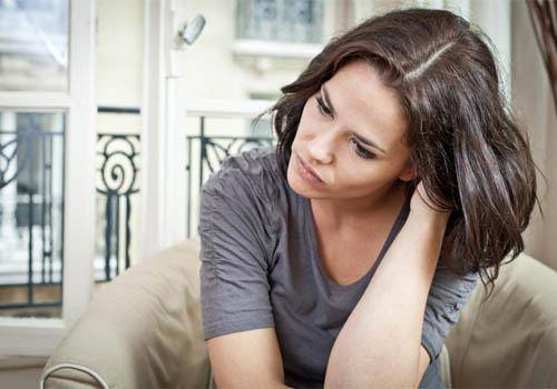 sad women