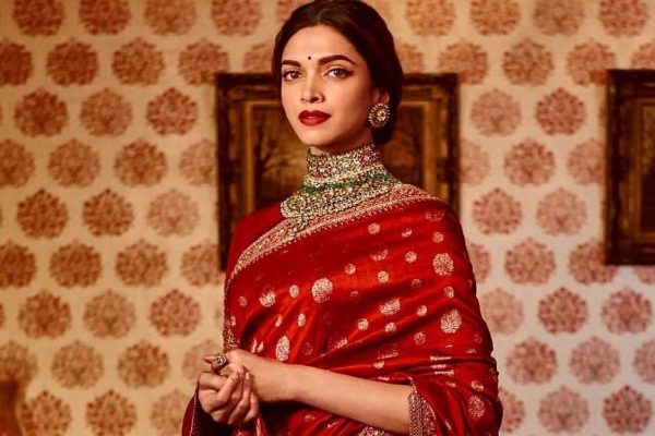 deepika in sabyasachi saree