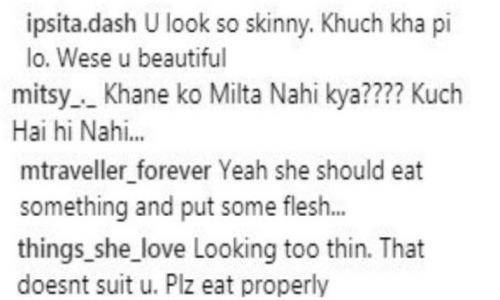 man commenting on mouni roy