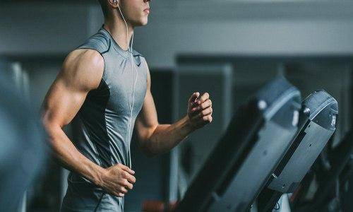 man in gym