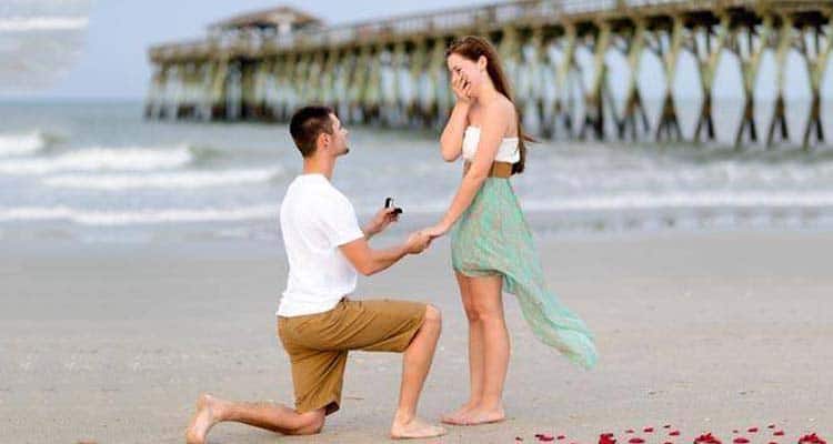 man propose women