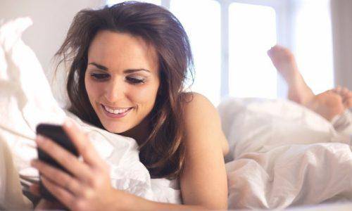 woman texting