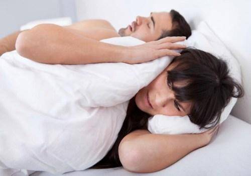 man snoring