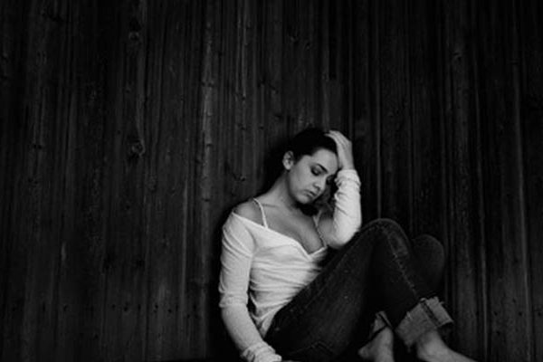 woman crying