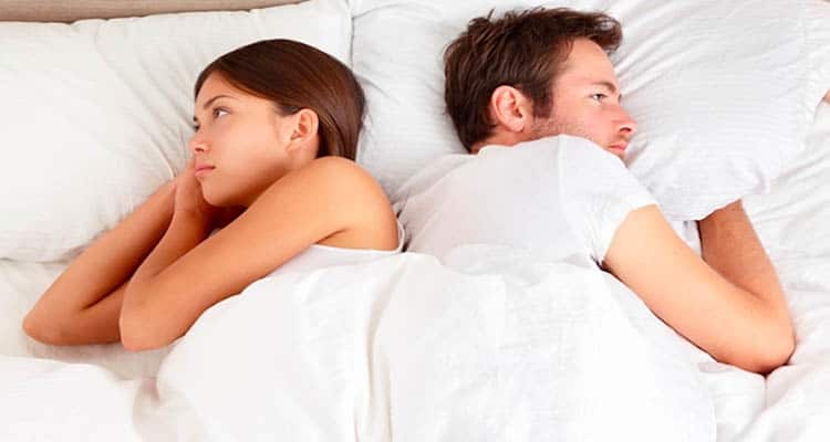 Sad couple