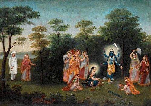 Kali to protect Radha