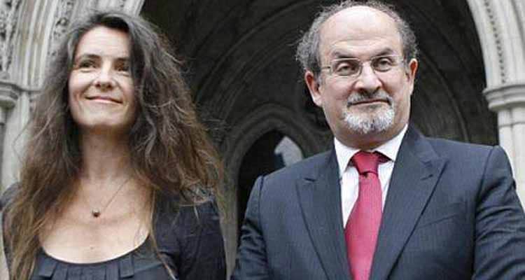 Salman Rushdie with Elizabeth West