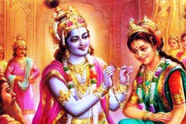 The love story of Rukamani and Krishna