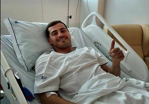 Iker Casillas recently had a hear attack