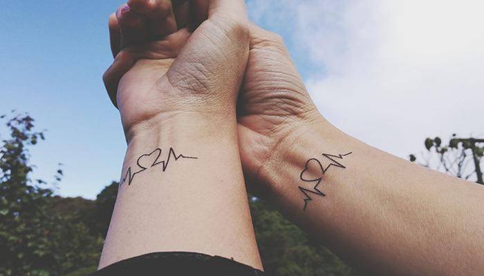 Simple Couple Tattoos