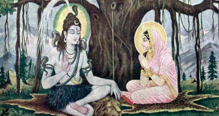 Shiva with Parvati