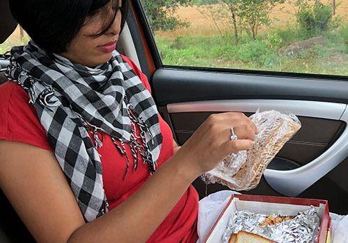 while you travel on a budget one should try to carry home made snacks